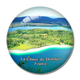 La Chaux-du-Dombief France Pic de l'Aigle 3D Fridge Magnet Crystal Glass