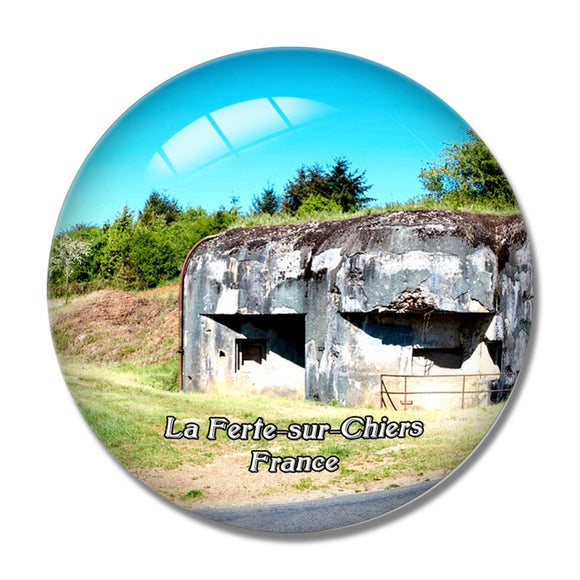 La Ferte-sur-Chiers France Ouvrage de La Ferte 3D Fridge Magnet Crystal Glass