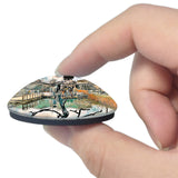 La Roche-sur-Yon France Les Animaux de la Place 3D Fridge Magnet Crystal Glass