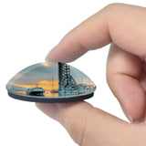 La Seyne-sur-Mer France Le Pont de la Seyne 3D Fridge Magnet Crystal Glass