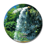 La Sone France Jardin des Fontaines Petrifiantes 3D Fridge Magnet Crystal Glass