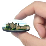 Lanobre France Chateau de Val 3D Fridge Magnet Crystal Glass