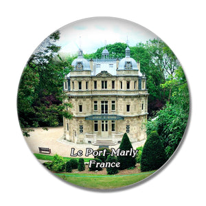 Le Port-Marly France Chateau de Monte Cristo 3D Fridge Magnet Crystal Glass