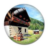 Les Houches France Parc de Merlet 3D Fridge Magnet Crystal Glass