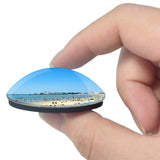 Les Sables-d'Olonne France Le Remblai 3D Fridge Magnet Crystal Glass