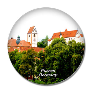 Germany Hohes Castle Fussen 3D Fridge Magnet Crystal Glass