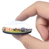 Lille France Museum of Modern Art 3D Fridge Magnet Crystal Glass