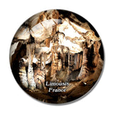 Limousis France Grotte 3D Fridge Magnet Crystal Glass