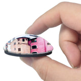 Lyon France Musee du Cinema et de la Miniature 3D Fridge Magnet Crystal Glass