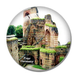 Germany Imperial Roman Baths Trier 3D Fridge Magnet Crystal Glass