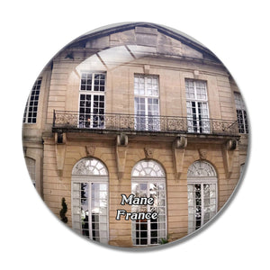 Mane France Chateau de Sauvan 3D Fridge Magnet Crystal Glass