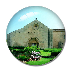 Mane France Museum of Salagon 3D Fridge Magnet Crystal Glass