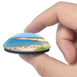 Martigues France St. Croix Beach 3D Fridge Magnet Crystal Glass