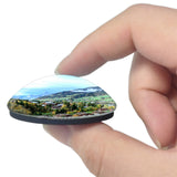 Megeve France Le Chemin du Calvaire 3D Fridge Magnet Crystal Glass