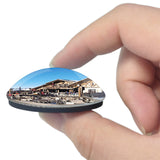 Megeve France Mont d'Arbois Ski Area 3D Fridge Magnet Crystal Glass