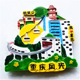 Chongqin China Fridge Magnet 3D Resin