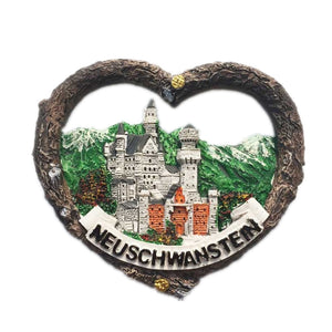 New Swan Stone Castle Germany Fridge Magnet 3D Resin