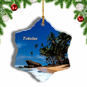 Tokelau_ Christmas Ornament 3 Inches Snow