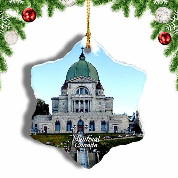 Canada Mount Royal Park Montreal Christmas Ornament 3 Inches Snow