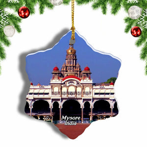 India Mysore Palace Christmas Ornament 3 Inches Snow