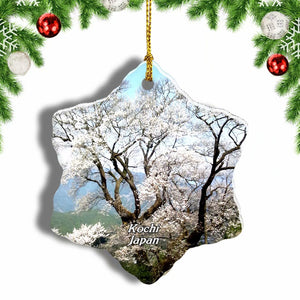 Japan Kochi Christmas Ornament 3 Inches Snow