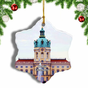 Germany Charlottenburg Palace Berlin Christmas Ornament 3 Inches Snow