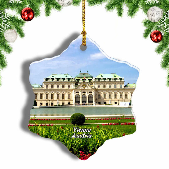 Austria Belvedere Museum Vienna Christmas Ornament 3 Inches Snow