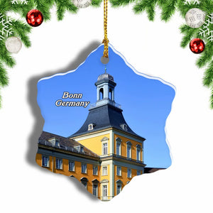 Germany Universitaet Bonn Christmas Ornament 3 Inches Snow