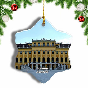 Austria Schonbrunn Palace Vienna Christmas Ornament 3 Inches Snow