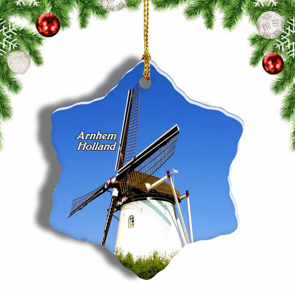 Holland Open Air Museum Arnhem Christmas Ornament 3 Inches Snow