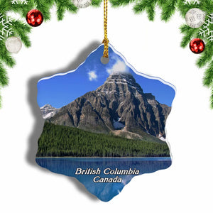 Canada British Columbia Whistler Christmas Ornament 3 Inches Snow