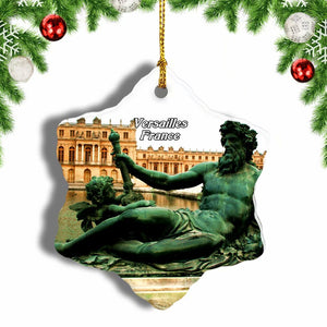 France Palace of Versailles Christmas Ornament 3 Inches Snow