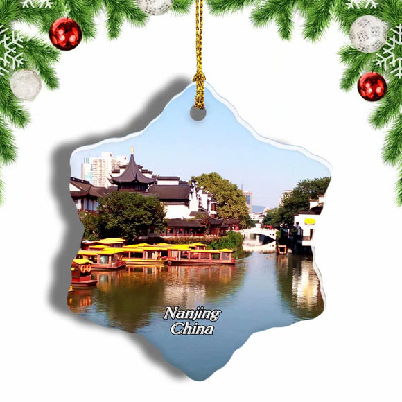 China Nanjing Christmas Ornament 3 Inches Snow