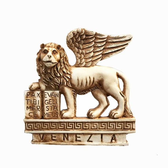 St. mark's Winged Lion Venice Italy Fridge Magnet 3D Resin