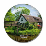 Holland Giethoorn 3D Fridge Magnet Crystal Glass