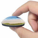 UK England Fistral Beach Newquay 3D Fridge Magnet Crystal Glass