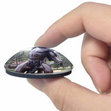 USA America Gilcrease Museum Tulsa 3D Fridge Magnet Crystal Glass