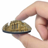 UK England York Minster 3D Fridge Magnet Crystal Glass