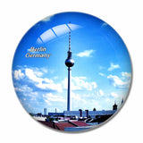 Germany TV Tower Berlin 3D Fridge Magnet Crystal Glass