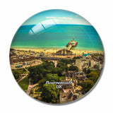 UK England Bournemouth 3D Fridge Magnet Crystal Glass