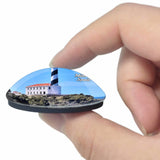 Spain Lighthouse Cape Favaritx Minorca 3D Fridge Magnet Crystal Glass