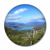 Torres Del Paine National Park Patagonia Chile 3D Fridge Magnet Crystal Glass