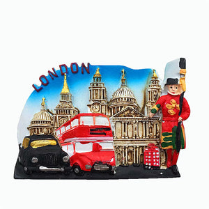 London England UK Fridge Magnet 3D Resin