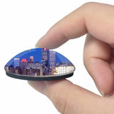 America USA Skyline New York 3D Fridge Magnet Crystal Glass