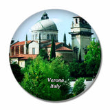 Italy Verona San Giorgio Braida Church Dome 3D Fridge Magnet Crystal Glass