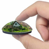 Holland Giethoorn 3D Fridge Magnet Crystal Glass