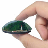 Canada Lighthouse Vancouver 3D Fridge Magnet Crystal Glass