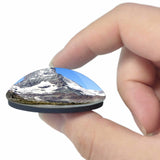 Switzerland Riffelsee Zermatt 3D Fridge Magnet Crystal Glass