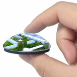 USA America Botanical Gardens Pittsburgh 3D Fridge Magnet Crystal Glass