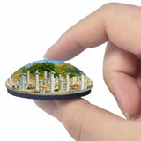 Turkey Perge Ancient  Antalya 3D Fridge Magnet Crystal Glass